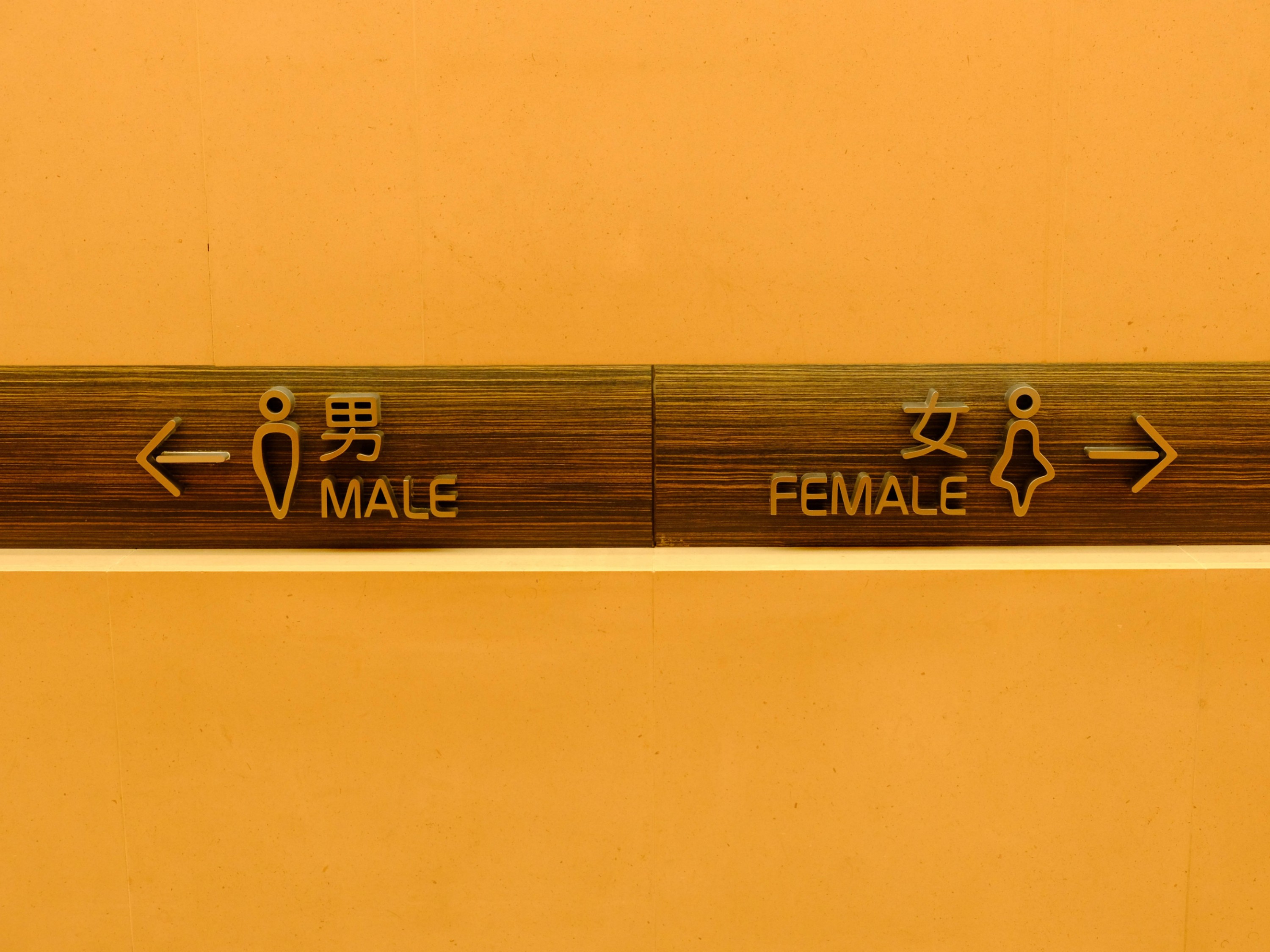 酒店洗手間標識
