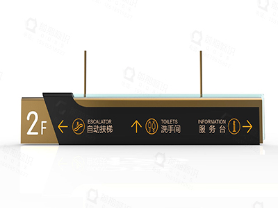 地下商場空間導視標識標牌系統(tǒng)設置原則